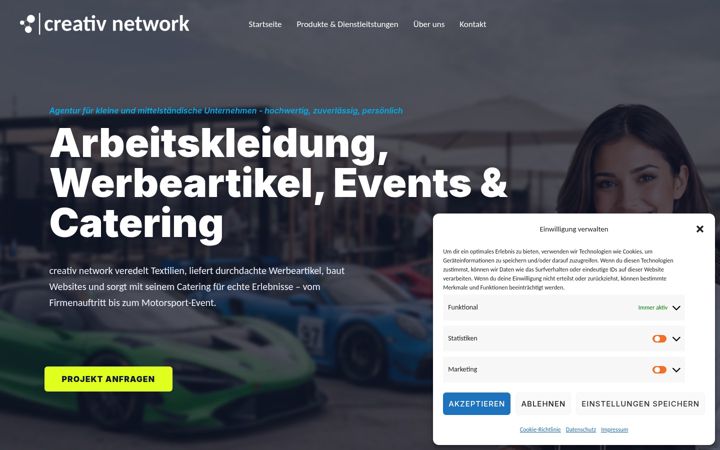 Screenshot of creativ-network.de
