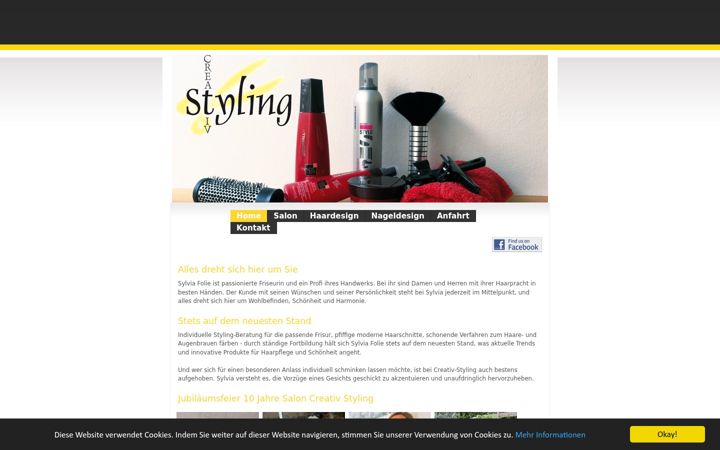 Screenshot of creativ-styling.it