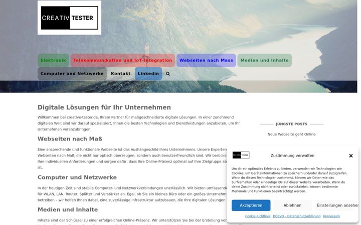 Screenshot of creativ-tester.de