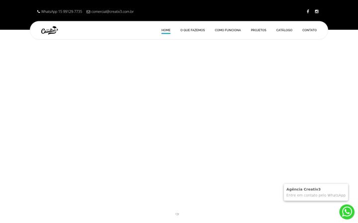Screenshot of creativ3.com.br