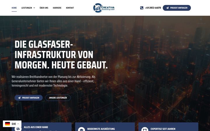 Screenshot of creativa-dienstleistung.de