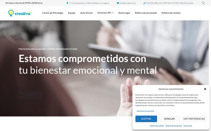 Screenshot of creativa7.es