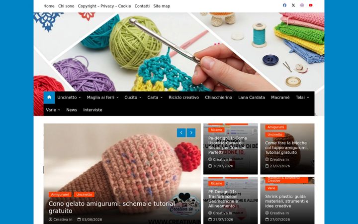 Screenshot of creativain.it