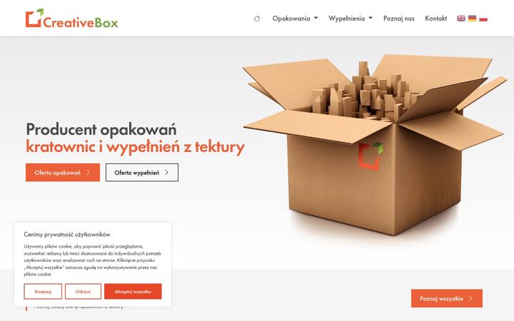 Capture d'écran de creative-box.pl
