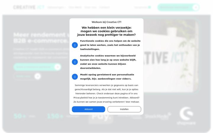 Screenshot of creative-ct.nl