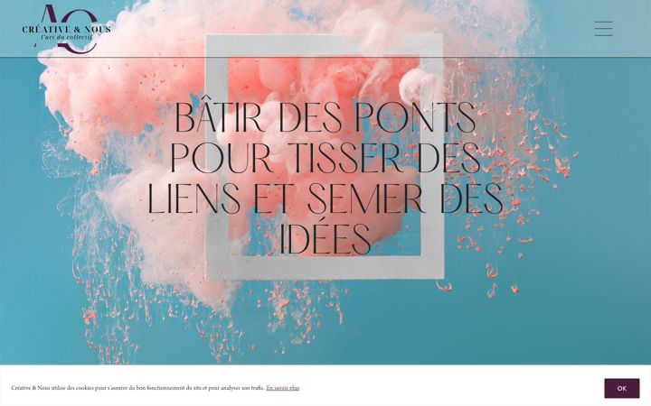 Screenshot of creative-et-nous.fr