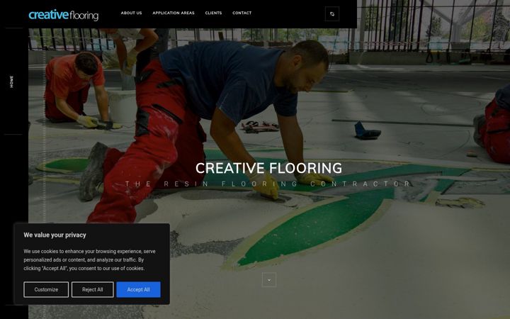 Screenshot of creative-flooring.ro