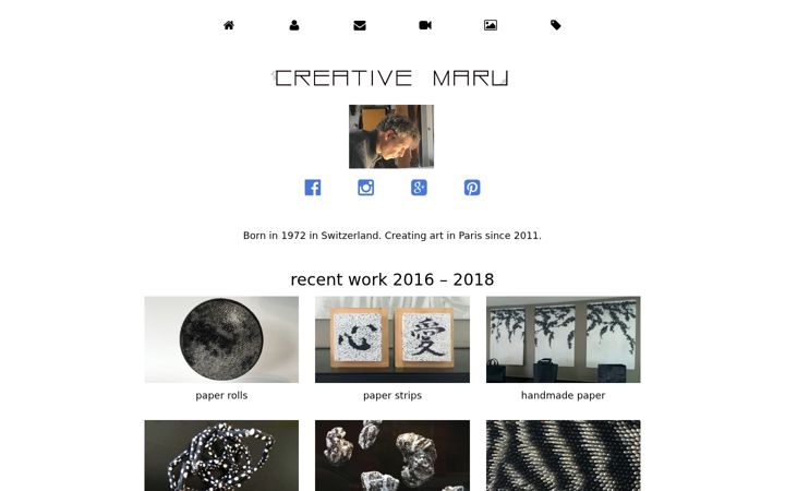 Screenshot of creative-maru.com