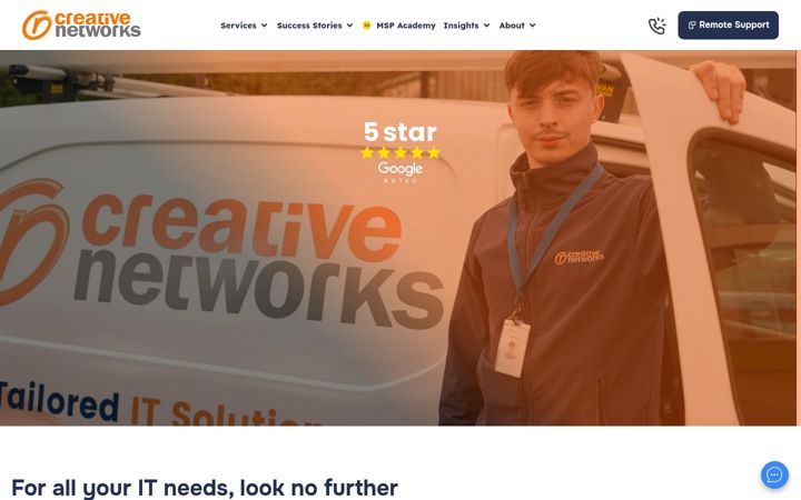 Екранна снимка на creative-n.uk