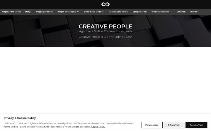 Captura de pantalla de creative-people.it