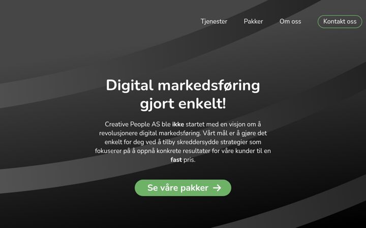 Screenshot of creative-people.no