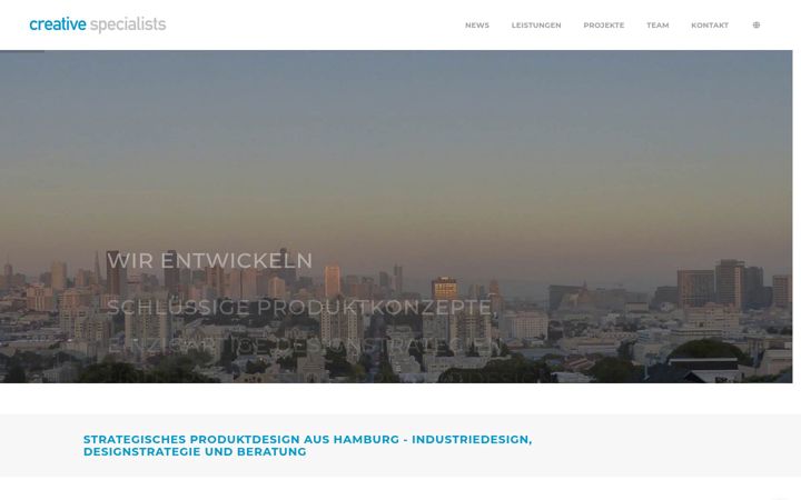 Screenshot of creative-specialists.com