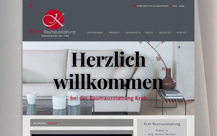 Screenshot of creative-wohnraumgestaltung.de