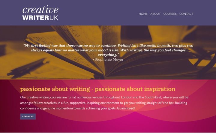Screenshot of creative-writer.co.uk