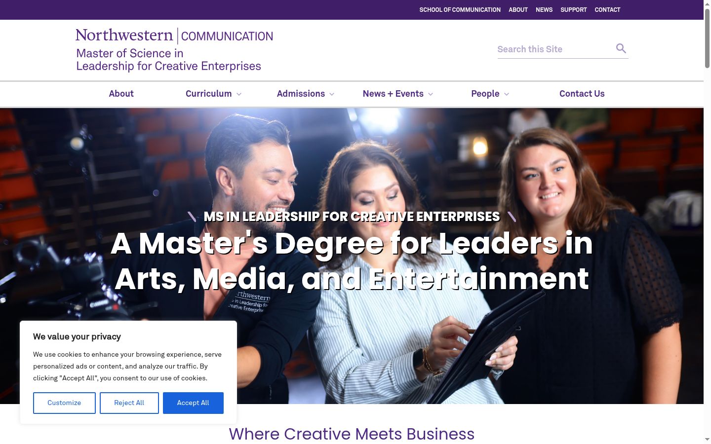 Screenshot tal-banner tal-kunsens muri qabel kwalunkwe interazzjoni