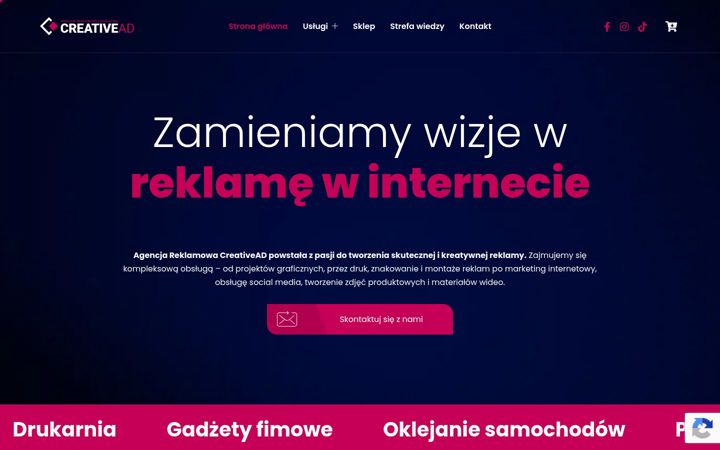 Screenshot of creativead.pl