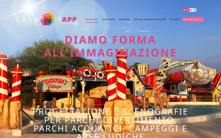 Screenshot of creativeappdesign.it