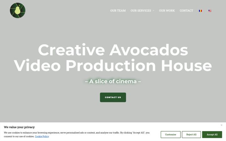 Screenshot of creativeavocados.com