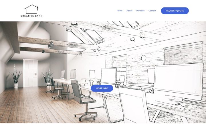 Екранна снимка на creativebarn.co.uk