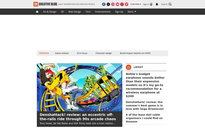 Screenshot ta' creativebloq.com