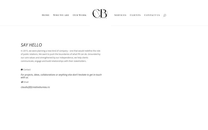 Screenshot of creativebureau.ro