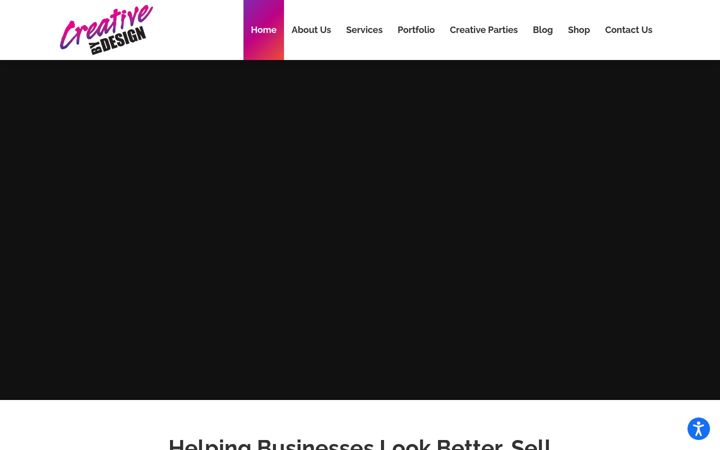 Screenshot of creativebydesign.net