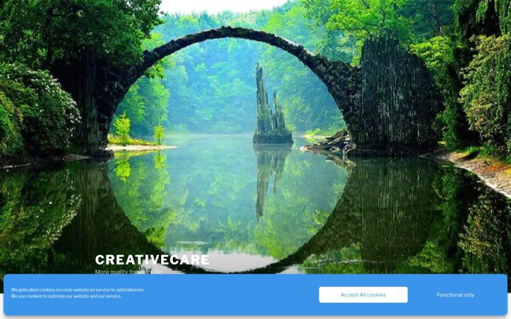Screenshot of creativecare.nl