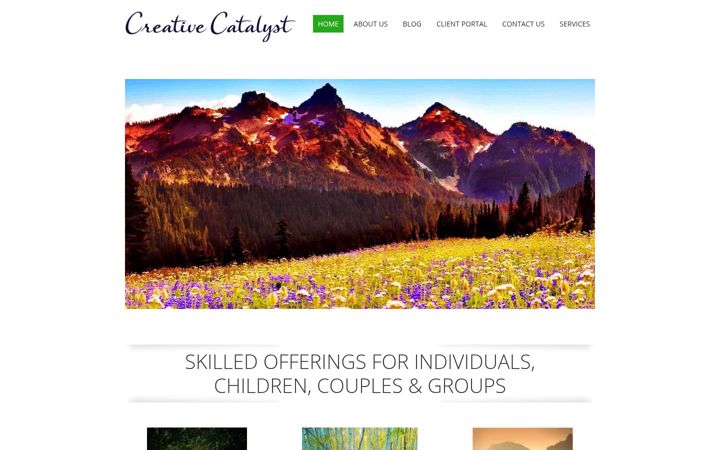Screenshot of creativecatalystpdx.com