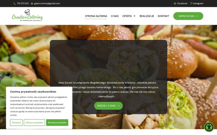 Screenshot of creativecatering.pl