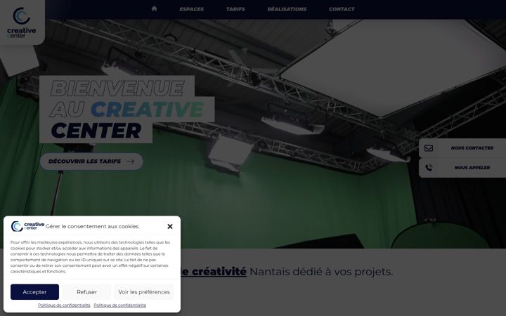 Ekrānuzņēmums no creativecenter.fr