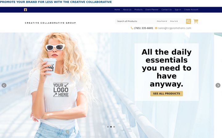 Screenshot of creativecollaborativegroup.com