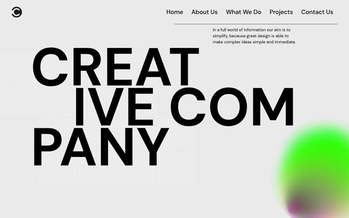 Captura de pantalla de creativecompany.it