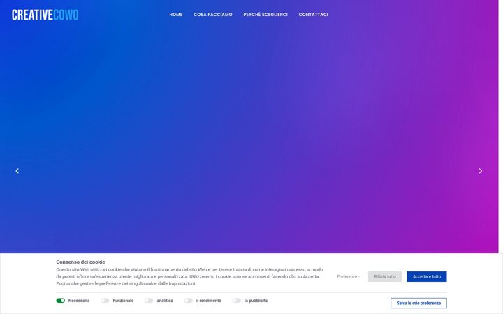 Screenshot of creativecowo.com