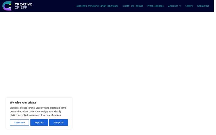 Screenshot of creativecrieff.org