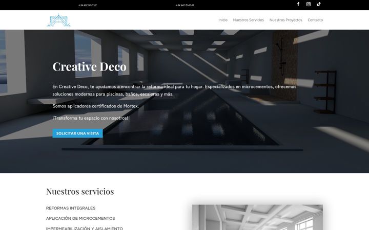 Screenshot of creativedeco.es