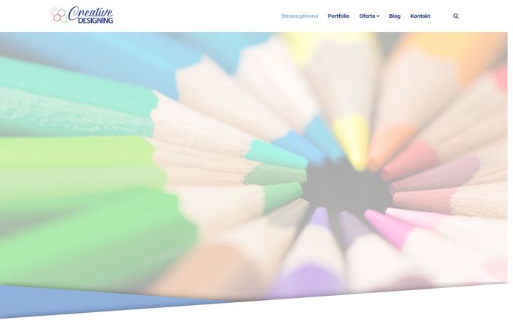 Captură de ecran a creativedesigning.pl
