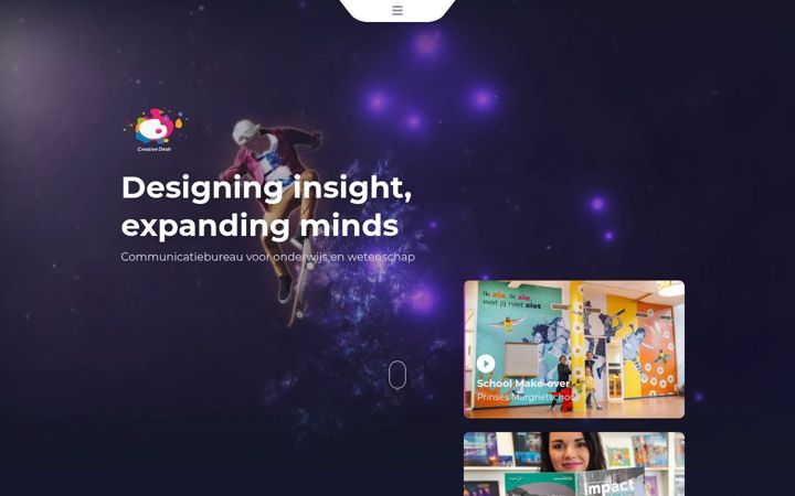 Screenshot of creativedesk.nl