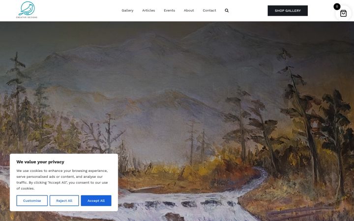 Képernyőkép: creativedezigns.ca