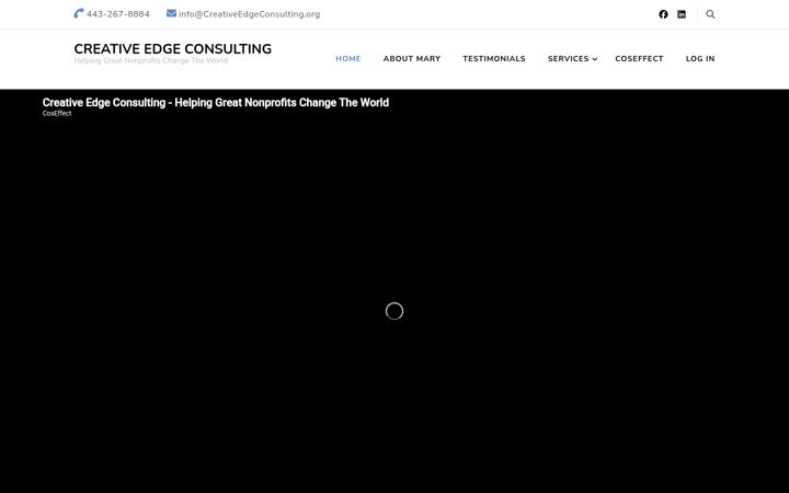 Captura de pantalla de creativeedgeconsulting.org