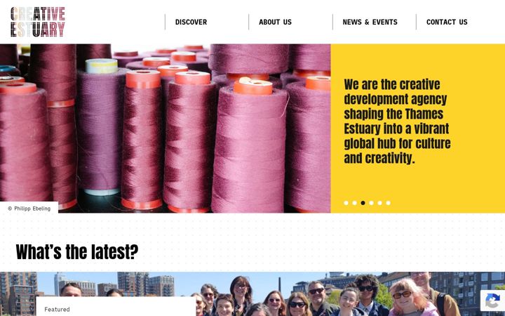 Screenshot of creativeestuary.com