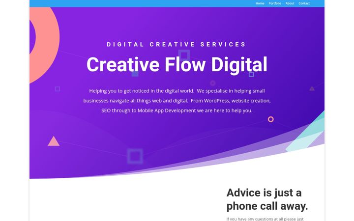Screenshot of creativeflowdigital.co.uk