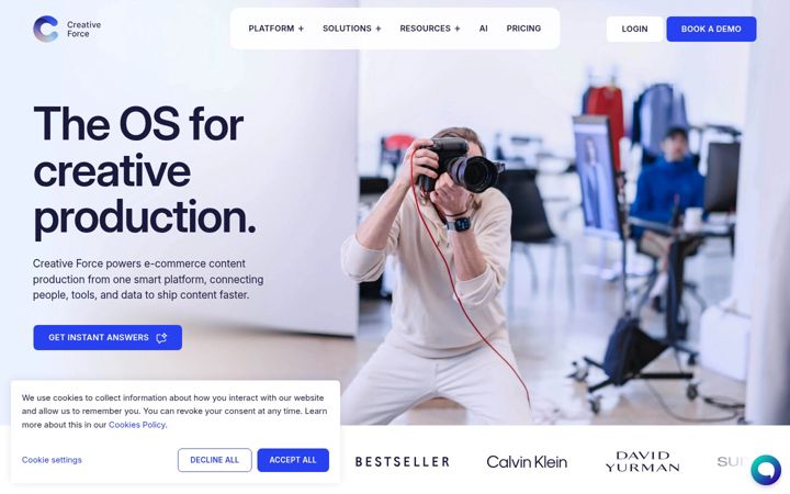 Screenshot of creativeforce.io