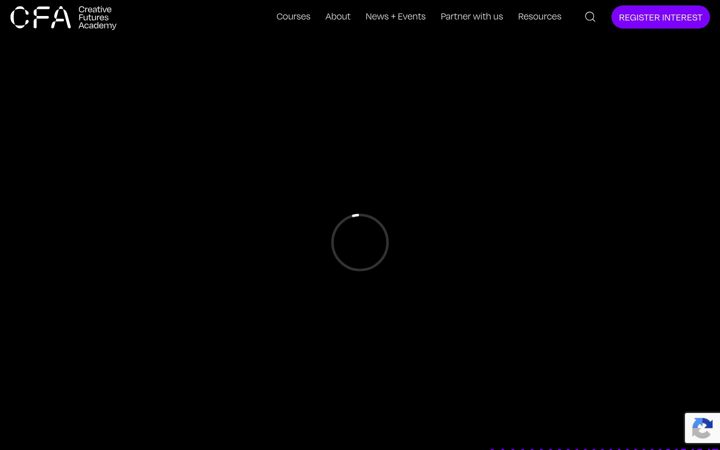 Screenshot di creativefuturesacademy.ie