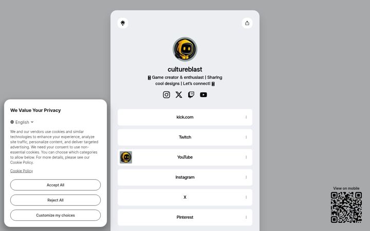 Screenshot of creativegriffin.com