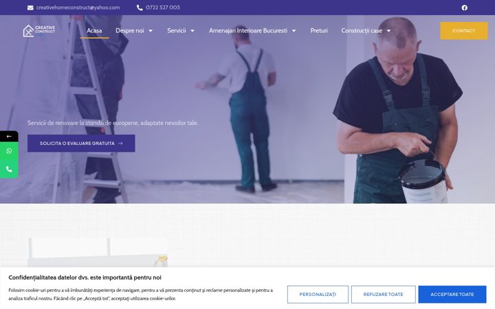 Screenshot of creativehomeconstruct.ro