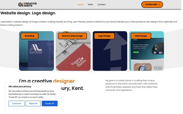 Screenshot von creativeinsite.co.uk