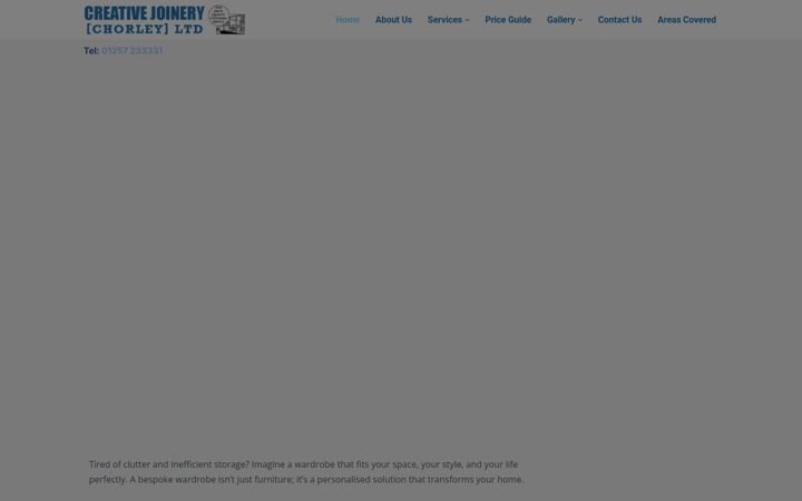 Screenshot von creativejoinerychorley.co.uk
