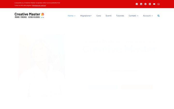 Screenshot of creativemaster.it