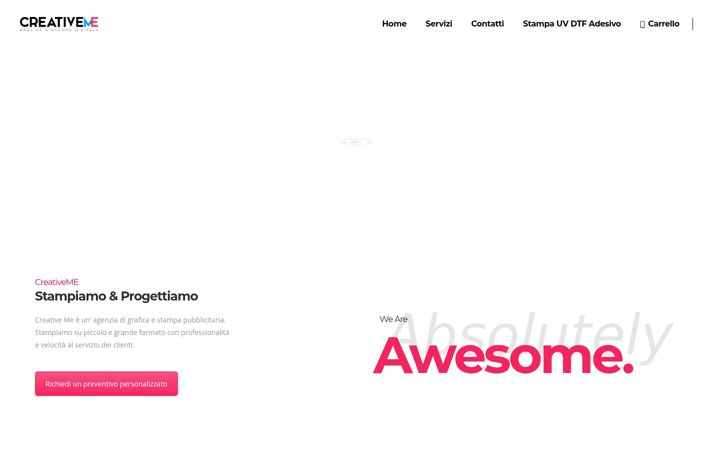 Screenshot of creativemestampa.com