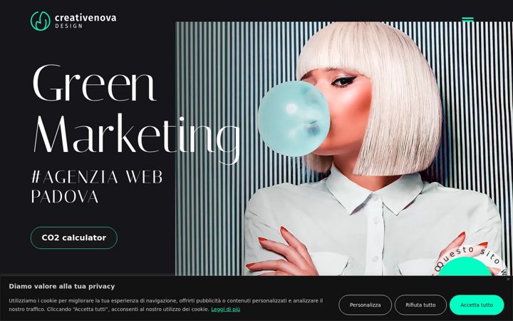 Screenshot of creativenovadesign.it